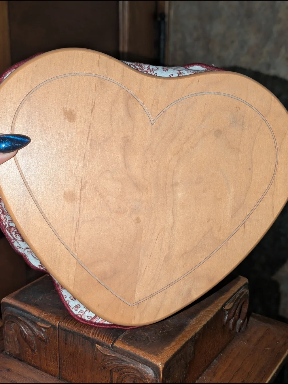 Vintage Longaberger 1999 Love Letters Sweetheart Basket Combo
